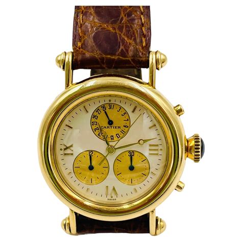 orologio cartier cinturino pelle anni 80 da donna|cartier orologi di donna.